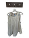 FP Beach Size S/P Beige Cotton Tunic Elastic Waist Stitching Detail Short Set Beige / S/P