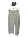 Maeve Size 6 Beige Cotton Blend Button Fly Stitch Detail Wide Leg Barrel Pants Beige / 6