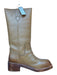 Free People Shoe Size 8 Light Brown Leather Stitching Detail Round Toe Boots Light Brown / 8