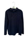 Spanx Size L Navy Modal Blend Funnel Neck Long Sleeve Athletic Sweatshirt Navy / L