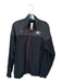 Nike Size L Gray & Red Polyester UGA Full Zip Athletic Men's Jacket Gray & Red / L