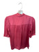 Paige Size XS Coral Pink Short Sleeve Buttons Neck Tie Top Coral Pink / XS