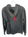 Nike Size L Gray & Red Polyester UGA Hood Full Zip Men's Jacket Gray & Red / L