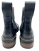See By Chloe Shoe Size 38.5 Black Leather Round Toe Stacked Heel Chelsea Booties Black / 38.5