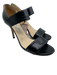 Jimmy Choo Shoe Size 39 Black Leather Pointed Almond Toe Sandals Black / 39