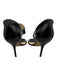 Jimmy Choo Shoe Size 39 Black Leather Two Strap Sandals Black / 39