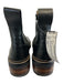 See By Chloe Shoe Size 38.5 Black Leather Stacked Heel Round Toe Chelsea Boots Black / 38.5