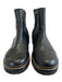 See By Chloe Shoe Size 38.5 Black Leather Stacked Heel Round Toe Chelsea Boots Black / 38.5