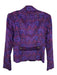 Dolce & Gabbana Size 26 Purple, Red, Blue Cotton & Viscose Paisley Print Jacket Purple, Red, Blue / 26