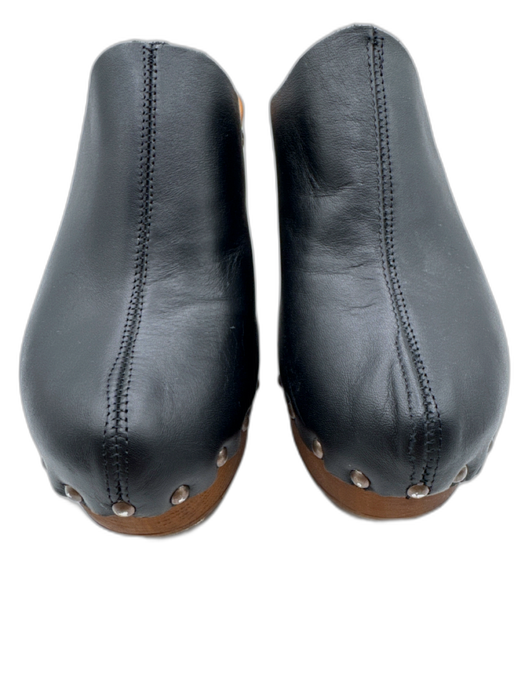 Seychelles Shoe Size 8.5 Black & Brown Leather Upper Studded Platform Clogs Black & Brown / 8.5