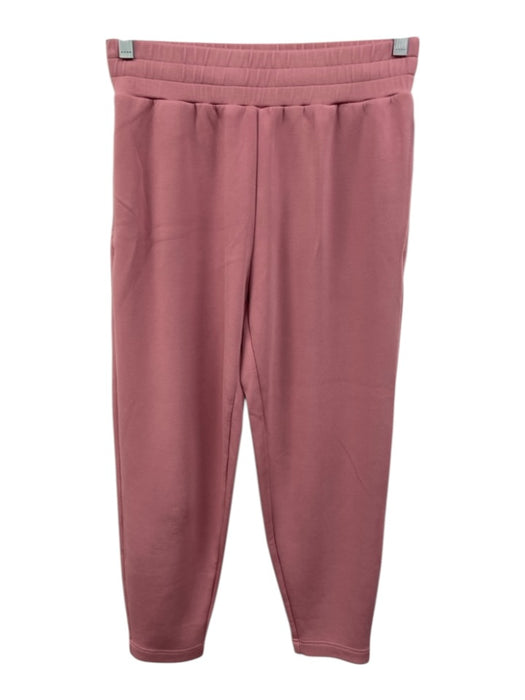 Varley Size XS / S Mauve Pink Viscose Blend Mock Neck Long Sleeve Pant Set Mauve Pink / XS / S