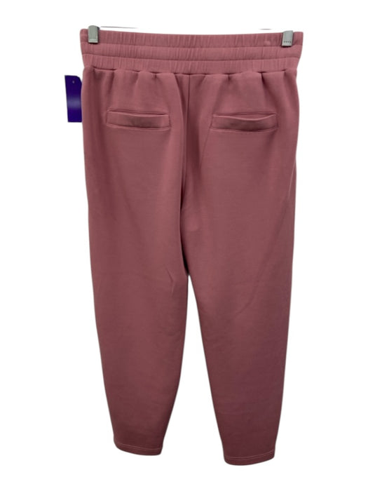 Varley Size XS / S Mauve Pink Viscose Blend Mock Neck Long Sleeve Pant Set Mauve Pink / XS / S
