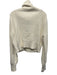 Varley Size XS Cream Cotton Turtleneck Half Zip Sweater Cream / XS