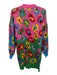 Farm Rio Size XS Pink, Green, Multi Cotton Knit abstract flowers V Neck Cardigan Pink, Green, Multi / XS
