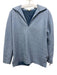 Ann Mashburn Size S Light Blue Wool Blend V Neck Heathered Lined Long Sleeve Top Light Blue / S