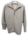 Ann Mashburn Size S Beige Wool Blend V Neck Heathered Lined Long Sleeve Top Beige / S
