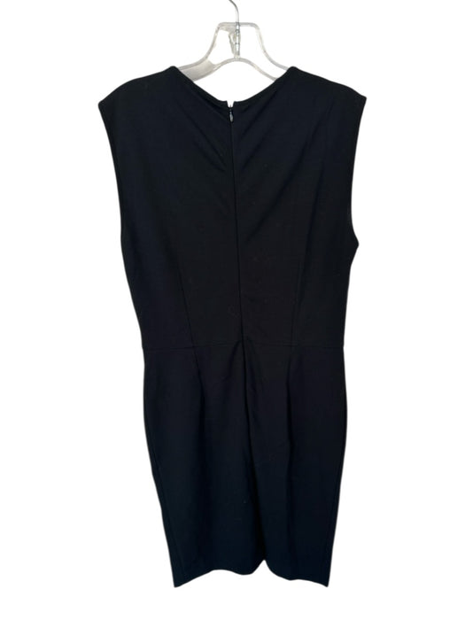 Stella McCartney Size 46 Black & White Rayon Blend Sleeveless Lace Detail Dress Black & White / 46