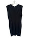 Stella McCartney Size 46 Black & White Rayon Blend Sleeveless Lace Detail Dress Black & White / 46