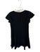 Rebecca Taylor Size 2 Black & White Triacetate Cap Sleeve Birds Collar Dress Black & White / 2