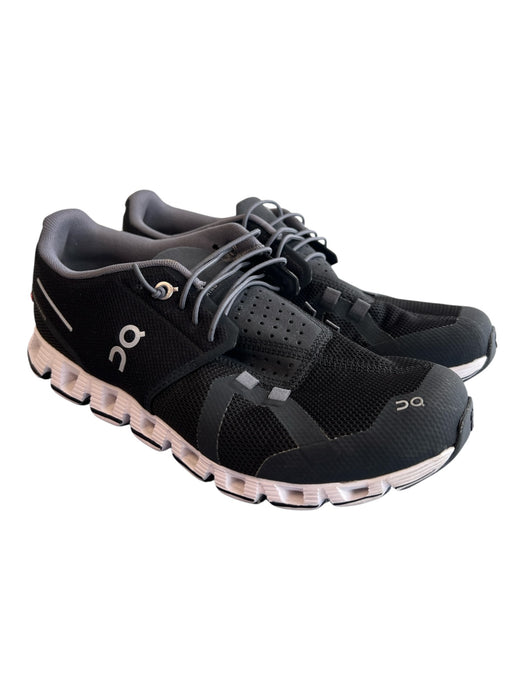 On Cloud Shoe Size 8.5 Black Low Top Lace Round Toe Shoes Black / 8.5