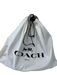 Coach Black, Brown, Beige Leather Monogram Turn Lock Closure 2 Handles Bag Black, Brown, Beige / M