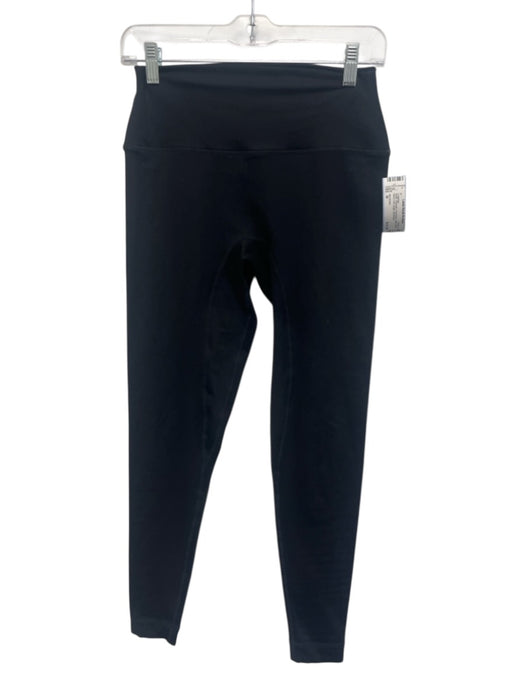 Set Active Size M Black Polyester & Spandex Wide Waist Band Full Length Leggings Black / M