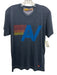 Aviator Nation Size M Dark Gray & Multi Cotton Blend Heathered Graphic Logo Top Dark Gray & Multi / M