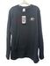 Nike NWT Size L Black & Red Polyester Solid Crewneck Men's Long Sleeve Shirt Black & Red / L