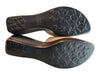 Stuart Weitzman Shoe Size 10 Tan Fabric Wedge Open Toe Slide Shoes Tan / 10
