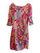 Lilly Pulitzer Size Small Red, Orange, & Multi Silk & Cotton Floral Dress Red, Orange, & Multi / Small