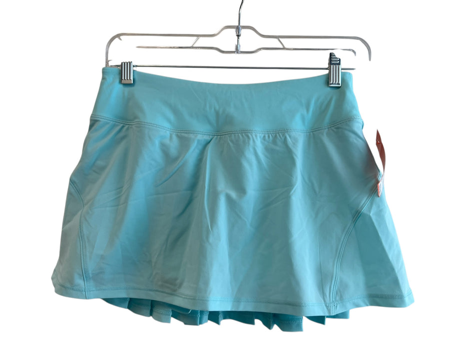CRZ Yoga Size XXS Aqua Polyester Blend Back Zip Pocket Pleats Athletic Skort Aqua / XXS