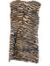 Rebecca Taylor Size 2 Brown & Black Polyester Tiger Print Sleeveless Dress Brown & Black / 2