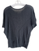 LAmade Size XS Grey 100% Cotton Wide Round Neck Bat Wing Knit Top Grey / XS