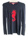 Lilly Pulitzer Size XS Navy & Pink Nylon & Viscose Knit Seahorse Sweater Navy & Pink / XS