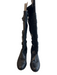 Cole Haan Shoe Size 6.5 Black Leather Knee High Straps Buckle Detail Boots Black / 6.5