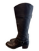 Vince Camuto Shoe Size 6.5 Brown Pebbled Leather Knee High Side Zip Boots Brown / 6.5