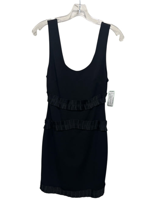 One33 Social Size 2 Black Polyester Sleeveless Scoop Neck Knee Length Dress Black / 2