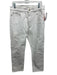 Agnona Size 48 Cream Cotton Solid Zip Fly Men's Pants Cream / 48