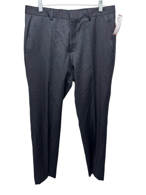 Boss NWT Size 32r Black Wool Solid Zip Fly Men's Pants Black / 32r