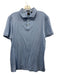 Boss Size M Blue Cotton Solid Polo Men's Short Sleeve Blue / M