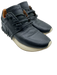 Esse Ut Esse Shoe Size 39 Black Leather Upper Fringe Low Top Lace Up Sneakers Black / 39