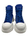Alexander McQueen Shoe Size 39.5 Blue & White Canvas & Rubber Platform Sneakers Blue & White / 39.5