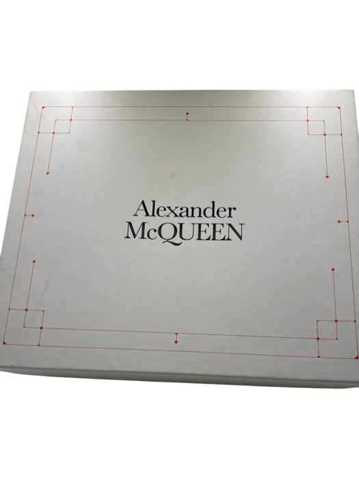 Alexander McQueen Shoe Size 39.5 Blue & White Canvas & Rubber Platform Sneakers Blue & White / 39.5