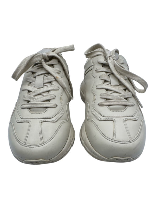 Gucci x Disney Shoe Size 5.5 White & Multi Leather Lace Up Graphic Sneakers White & Multi / 5.5