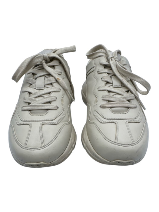 Gucci x Disney Shoe Size 5.5 White & Multi Leather Lace Up Graphic Sneakers White & Multi / 5.5