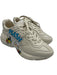 Gucci x Disney Shoe Size 5.5 White & Multi Leather Lace Up Graphic Sneakers White & Multi / 5.5