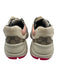 Gucci Shoe Size 38.5 White, Navy, Multi Leather Lace Up Guccissima Sneakers White, Navy, Multi / 38.5
