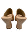 Bottega Veneta Shoe Size 39.5 Beige Pink Nappa Leather Wedge Open Toe Mules Beige Pink / 39.5