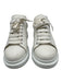 Alexander McQueen Shoe Size 39.5 White & Black Leather Lace Up Platform Sneakers White & Black / 39.5