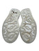 Alexander McQueen Shoe Size 39.5 White & Black Leather Lace Up Platform Sneakers White & Black / 39.5